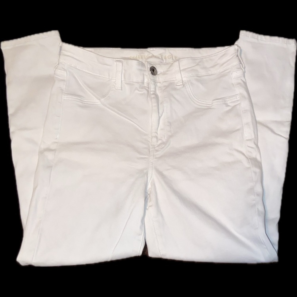 American Eagle NE(X)T Level Stretch, color white, size 12 short, skinny jeans
